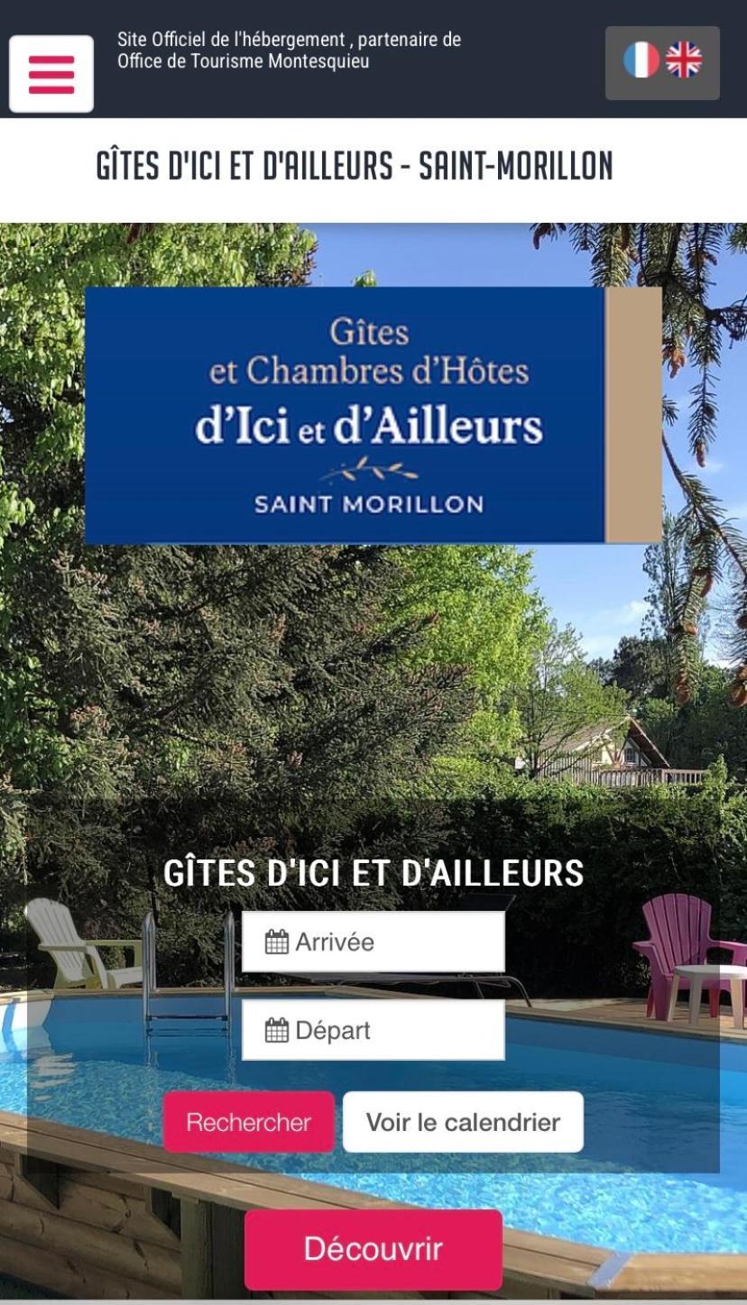 Chambres D'Elisa Saint-Morillon Kültér fotó